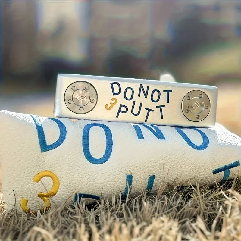 Golf Putter “PUTT DON’T” 32-36″ Adjustable Weight + Cover