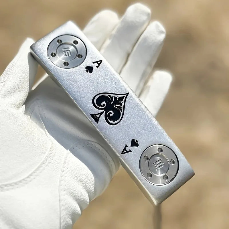 1pc Spades A Golf Putter Golf Club 32-36 inches, with head cover,  golf club - improves ball speed and accuracy Detachable weigh