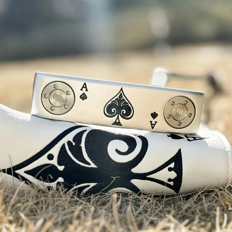 1pc Spades A Golf Putter Golf Club 32-36 inches, with head cover,  golf club - improves ball speed and accuracy Detachable weigh