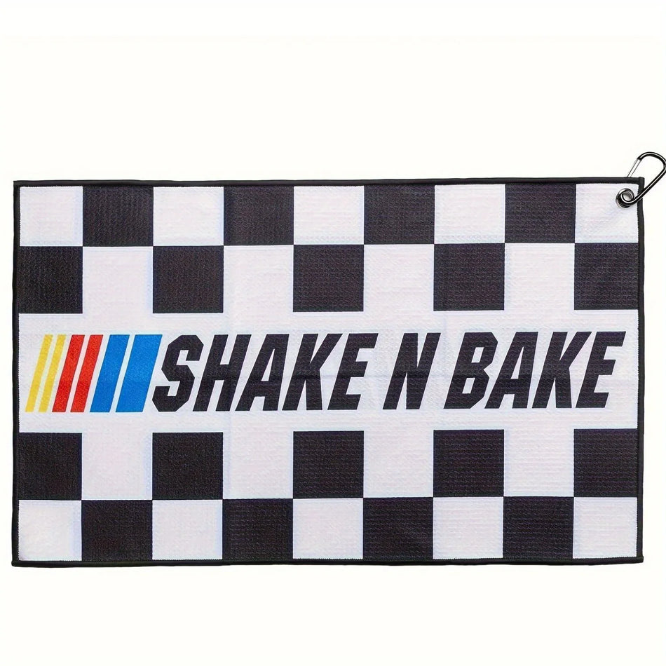 Funny Microfiber Premium Golf Towels - Shake n Bake